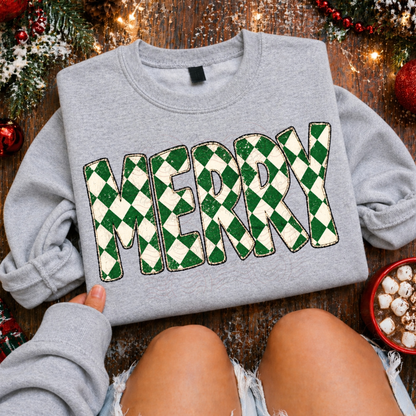 Retro Merry Checkered