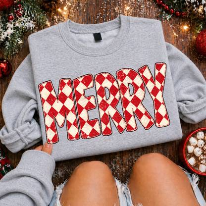 Retro Merry Checkered