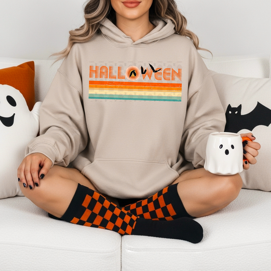 Retro Striped Halloween