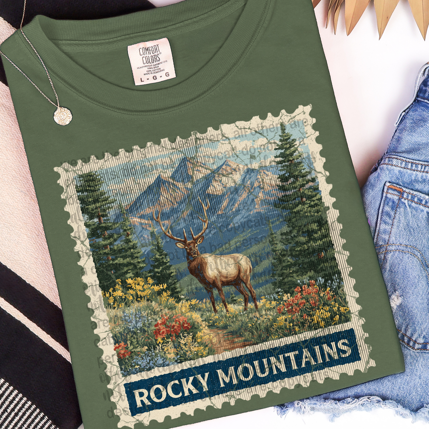 Stamped Rivers And Parks