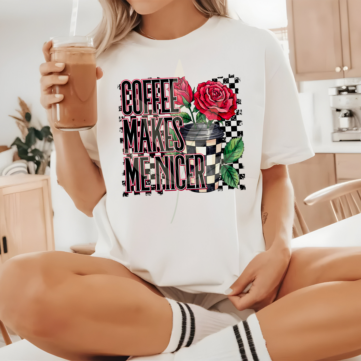 Rose Coffee Makes Me Nicer