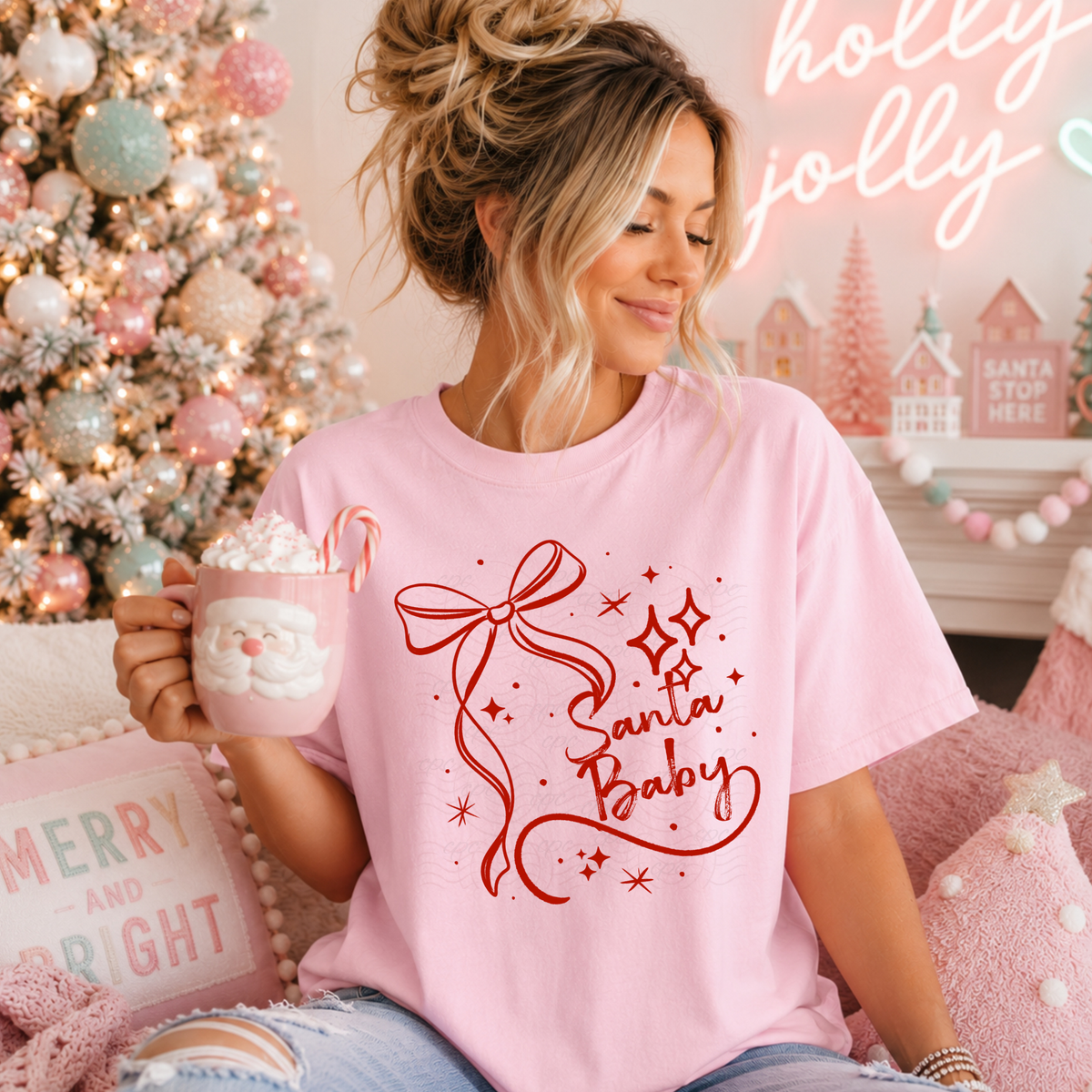 Santa Baby Bow