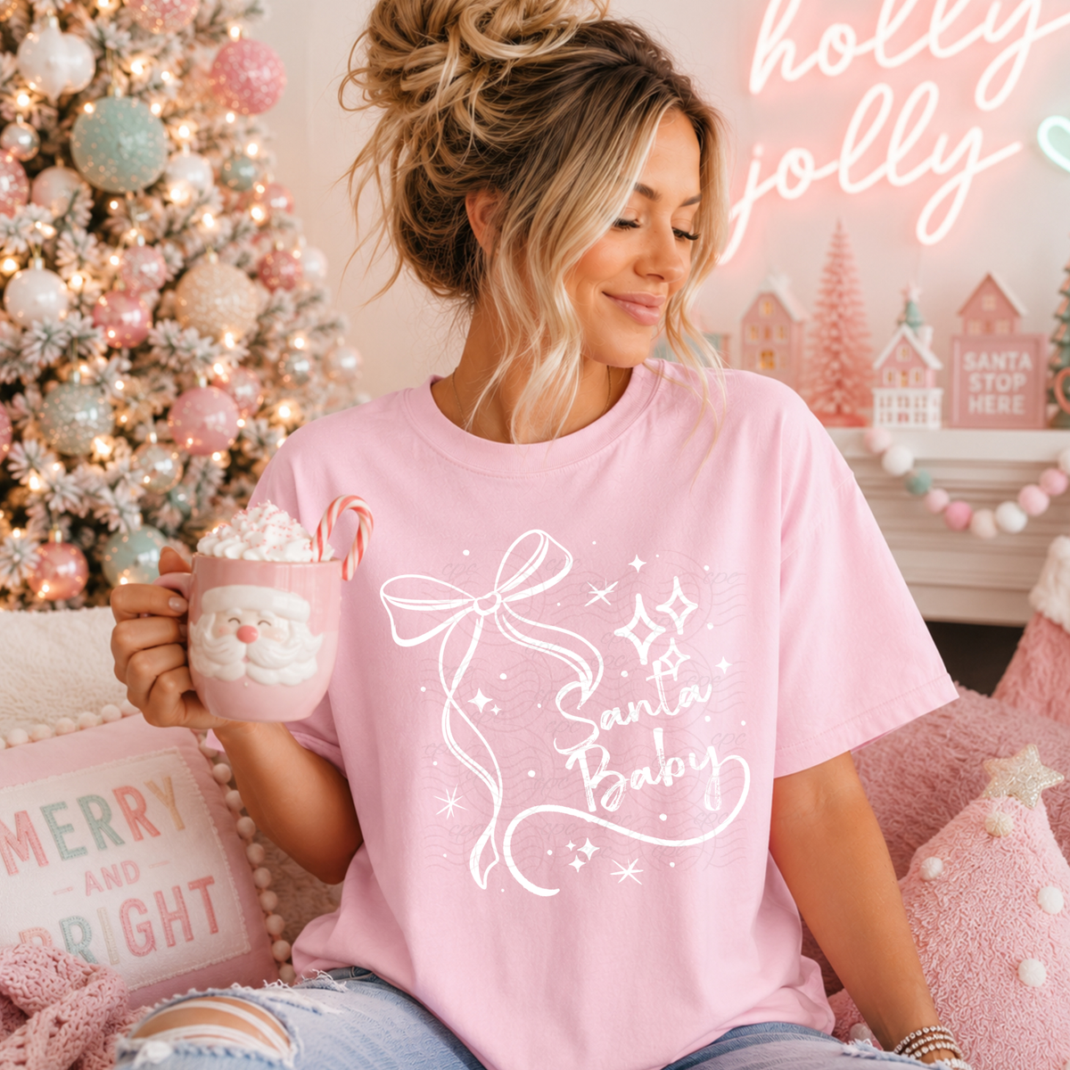 Santa Baby Bow