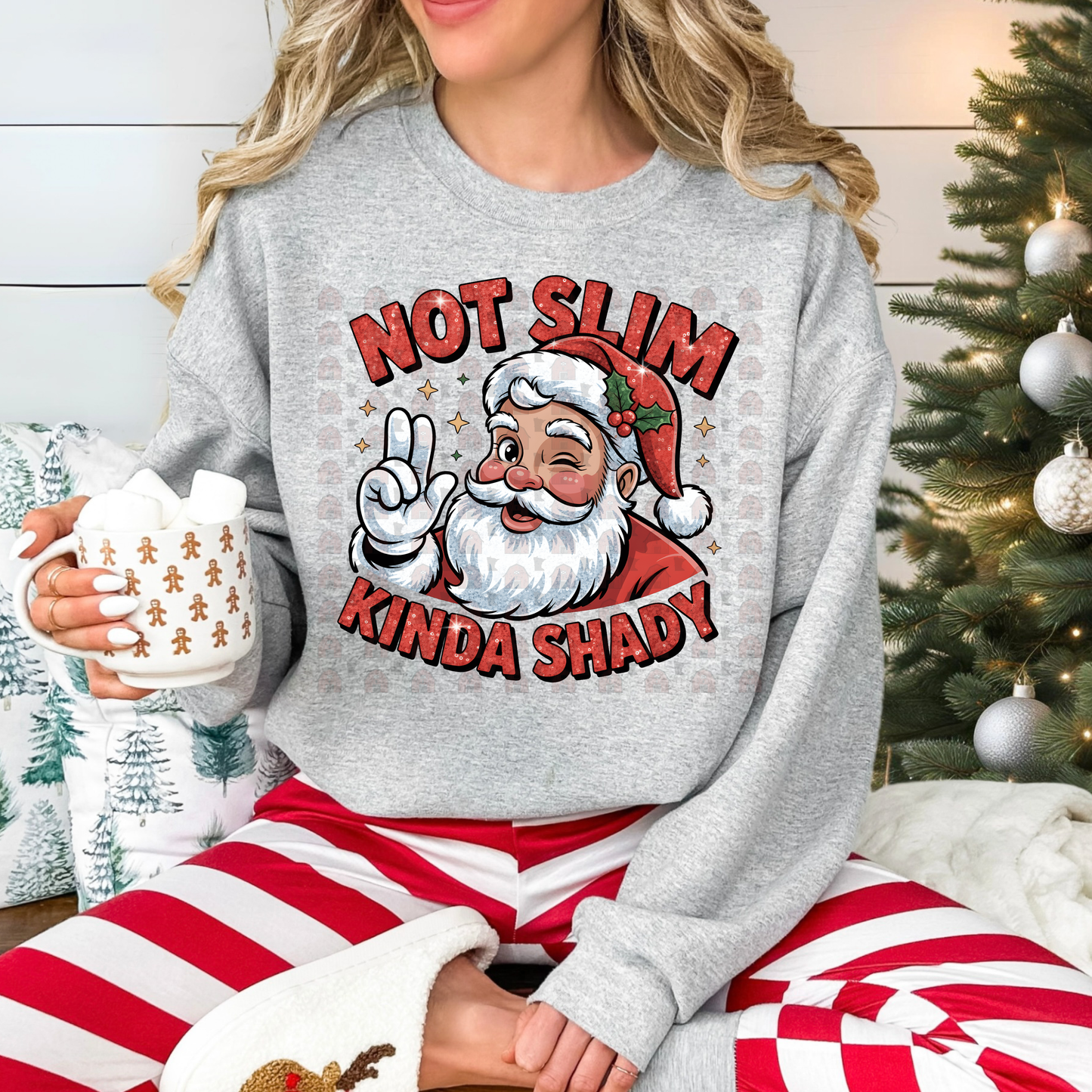 Santa Not Slim Kinda Shady