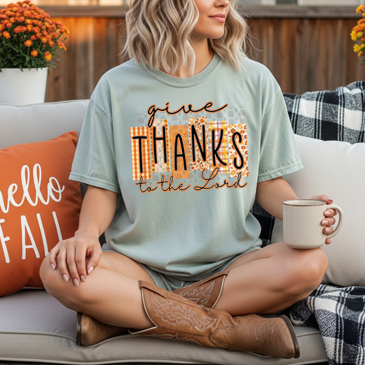 Scattered Patches Give Thanks To The Lord