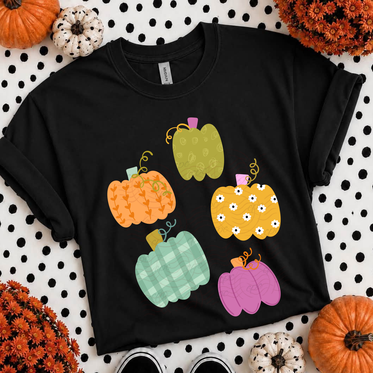 Scattered Whimsy Pumpkins