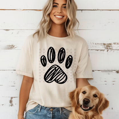 Scribble Dog Paw