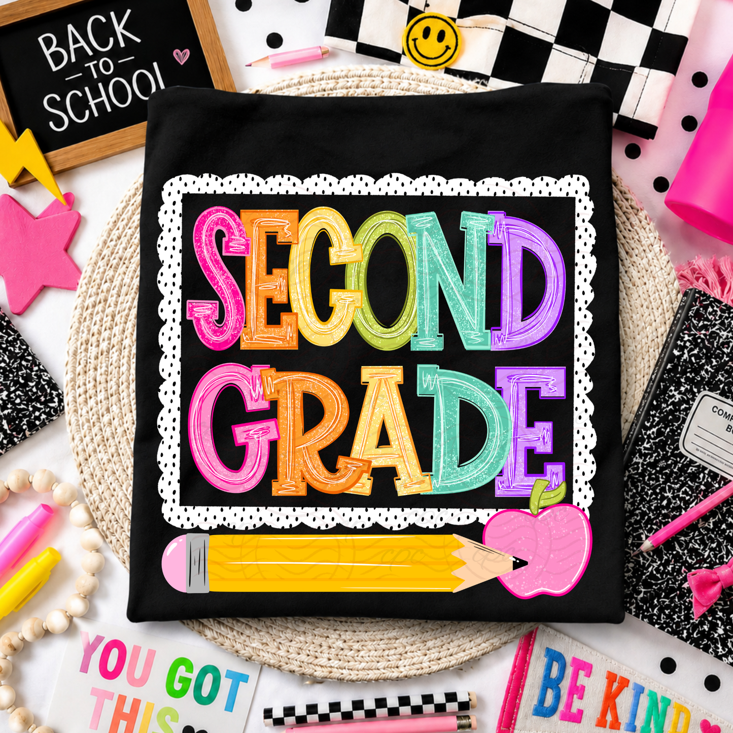 Dotted Frame Grades And School Professions