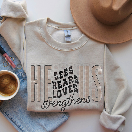 Sees Hears Loves Strengthens