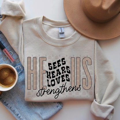 Sees Hears Loves Strengthens