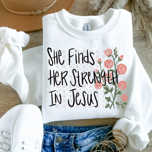 She Finds Her Strength In Jesus