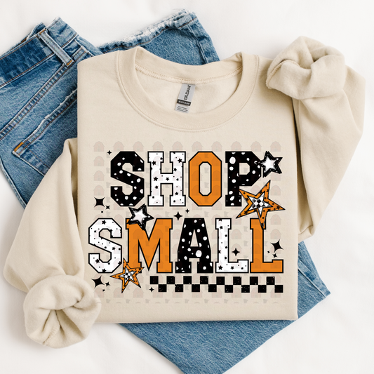 Shop Small Black Orange And White