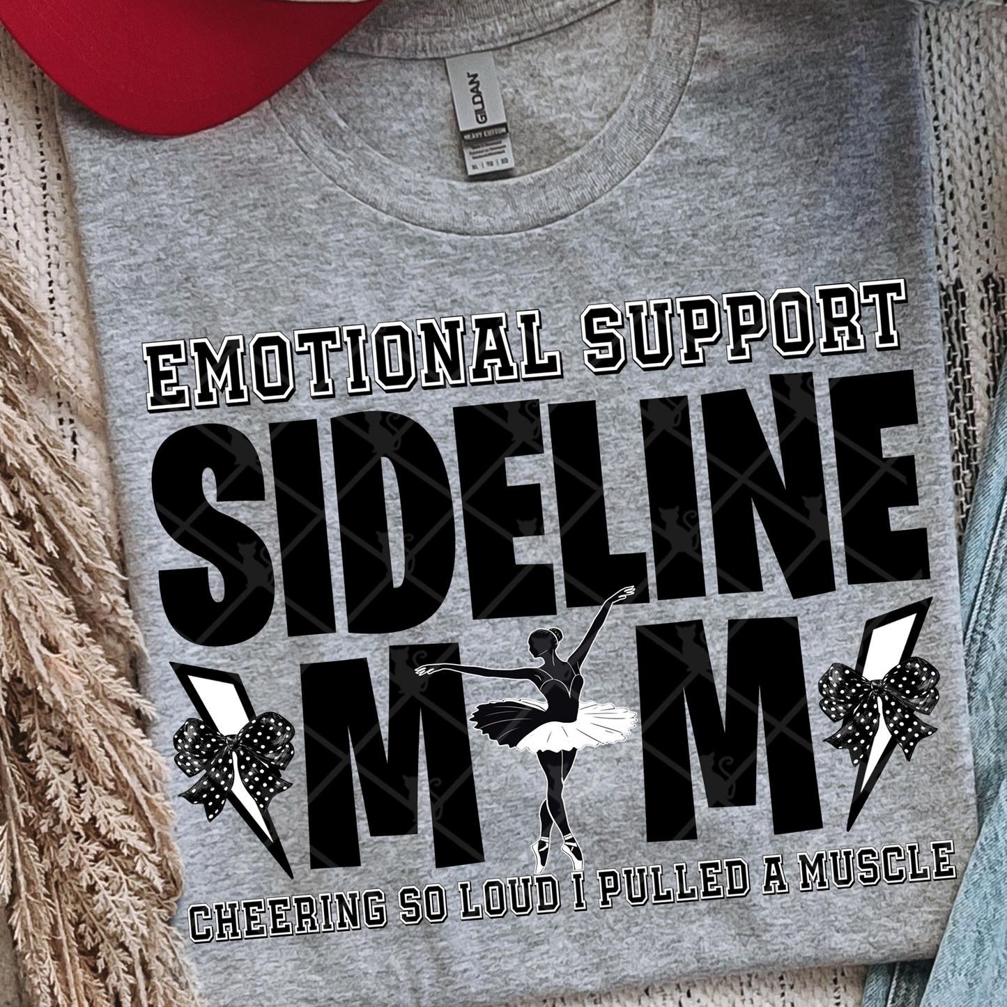 Sideline Mom With Bows