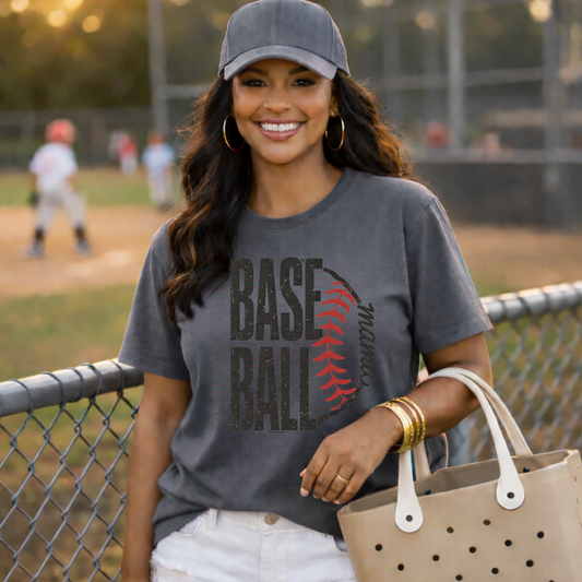 Side Thread Baseball Mama