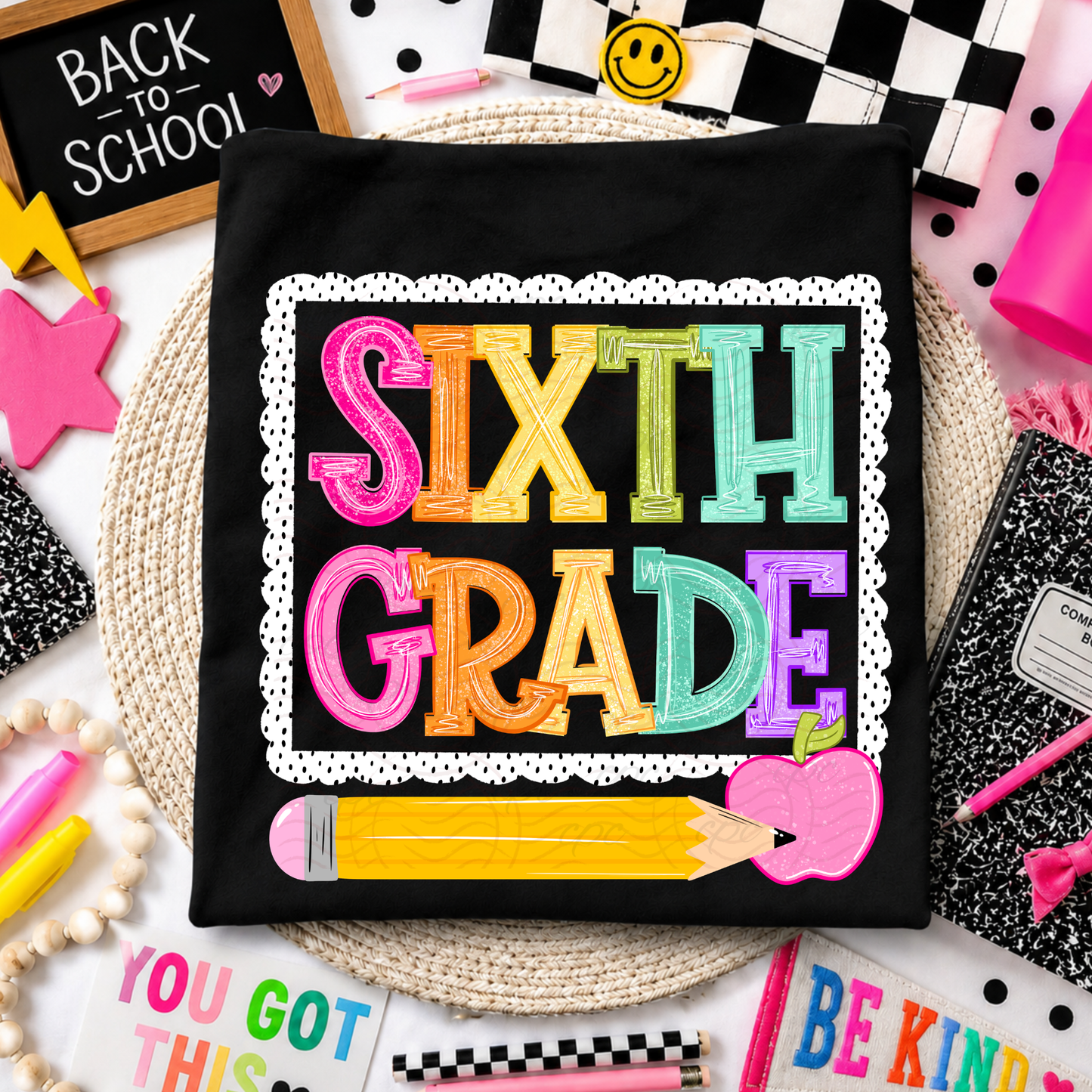 Dotted Frame Grades And School Professions
