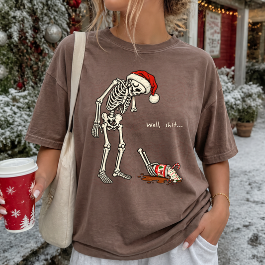 Skeleton Well Shit Christmas
