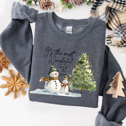 Snowmen Wonderful Time