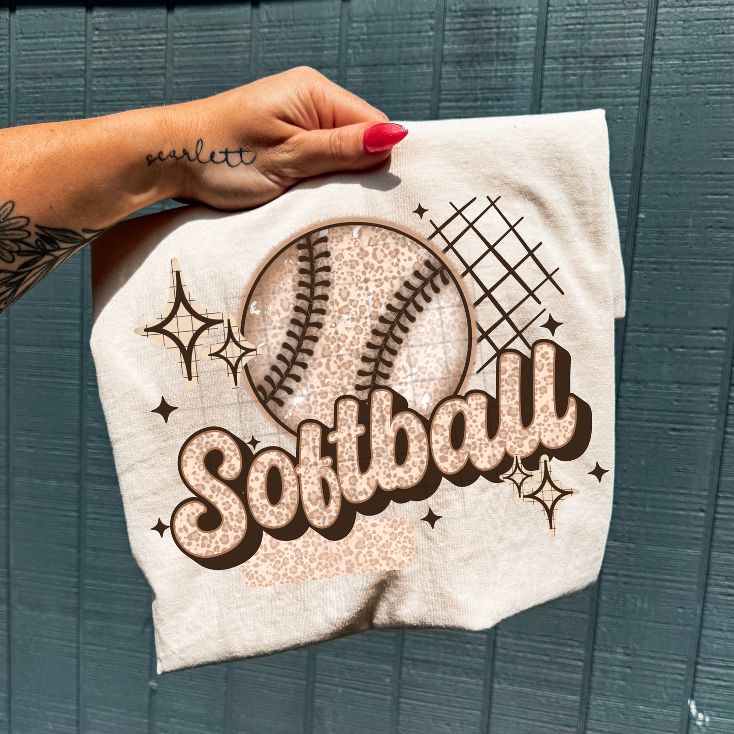 Softball Leopard