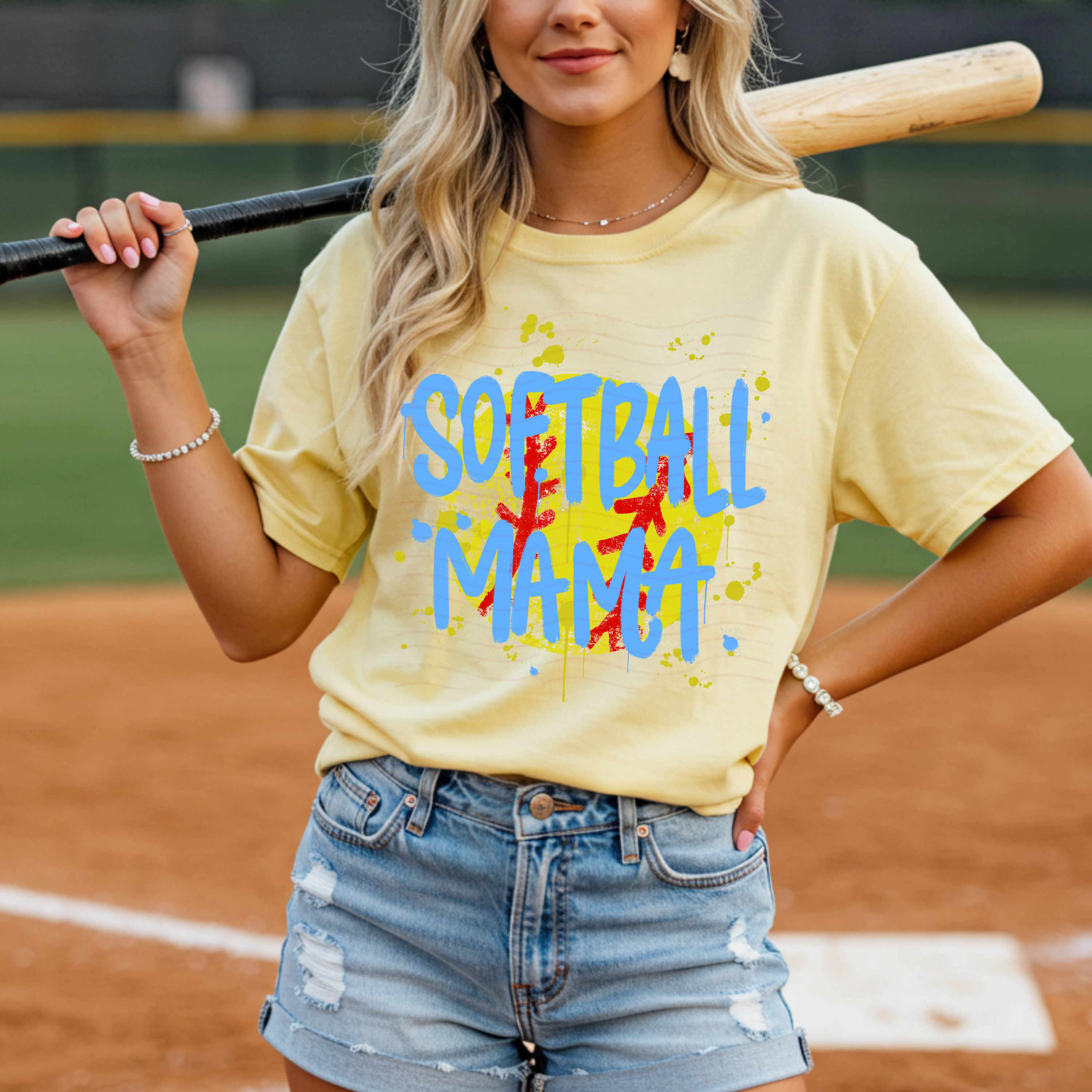 Softball Splatter Mama – Country Print Co