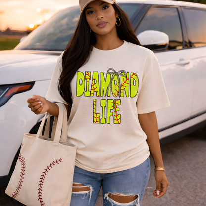 Stitched Diamond Life