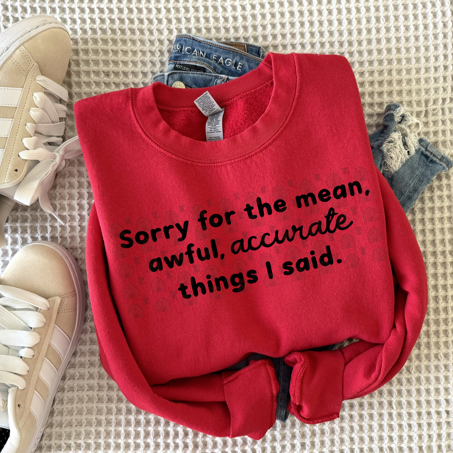 Sorry For The Mean Things I Said