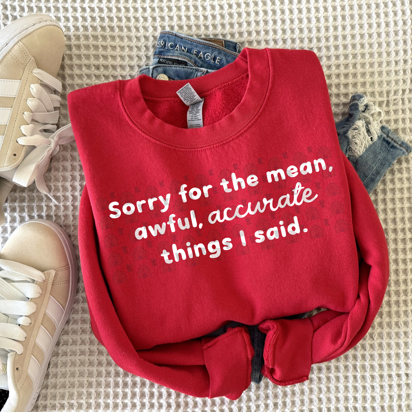 Sorry For The Mean Things I Said
