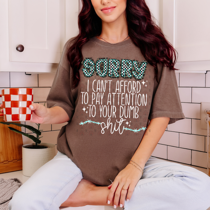 Sorry I Can't