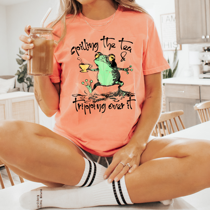 Spilling The Tea Frog