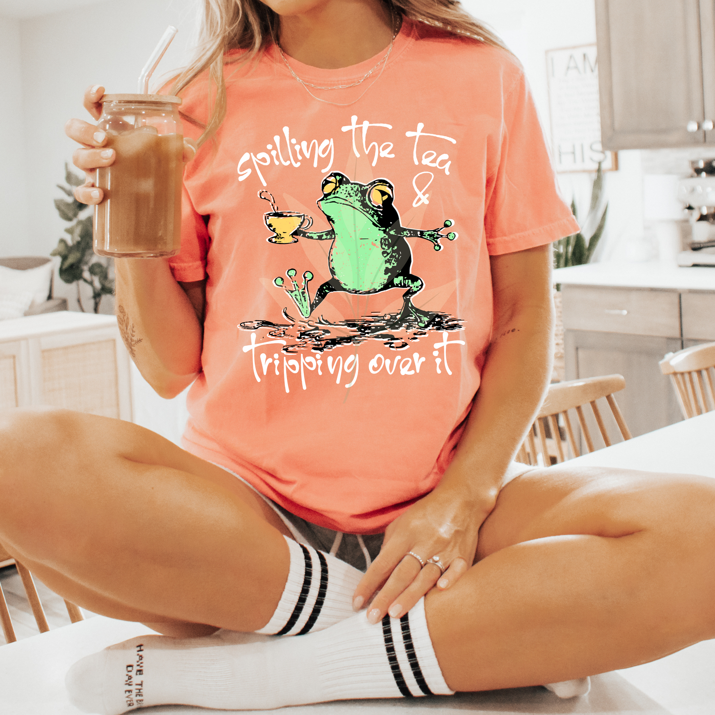 Spilling The Tea Frog