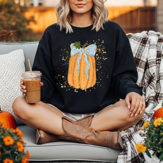 Splatter Watercolor Pumpkin