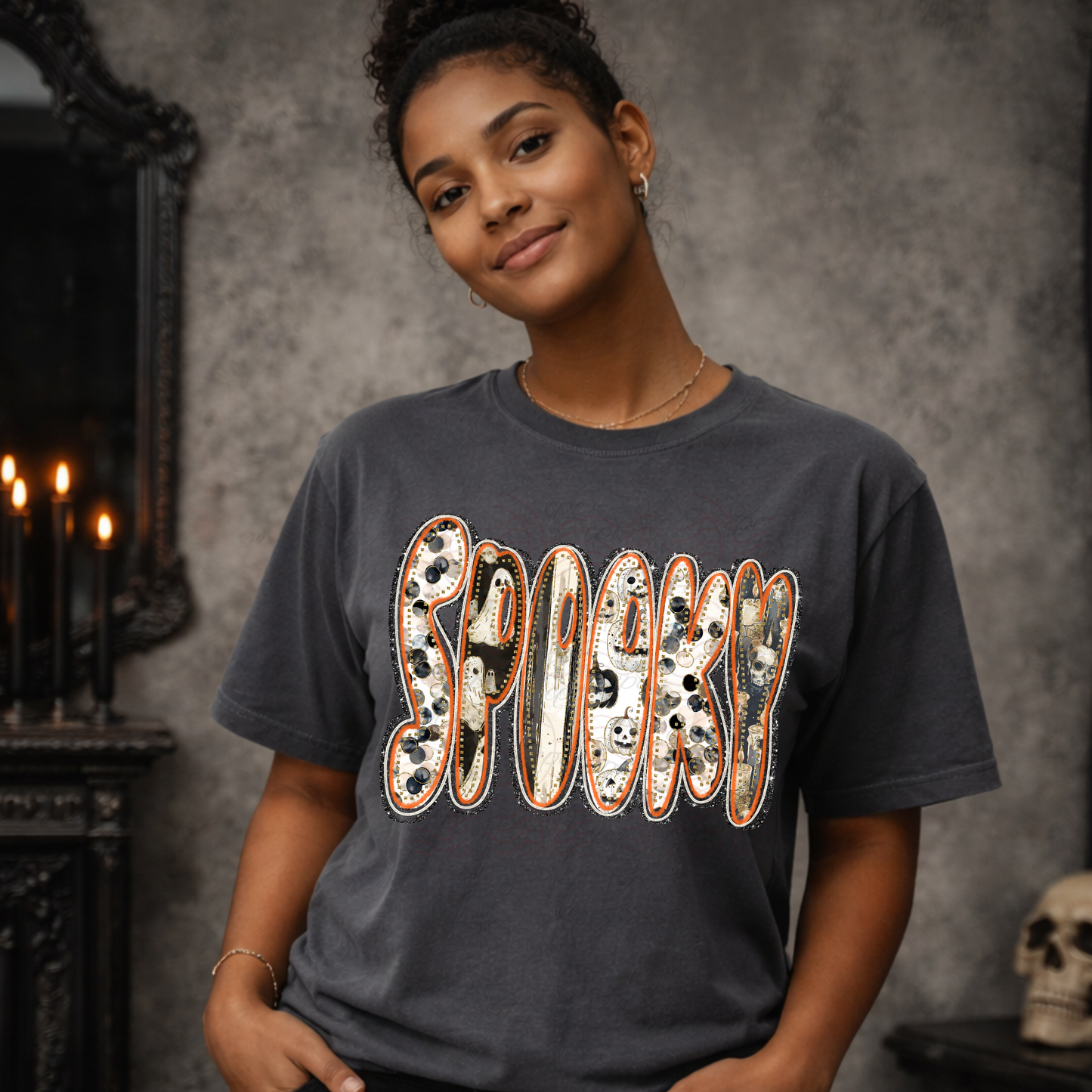 Spooky And Skulls