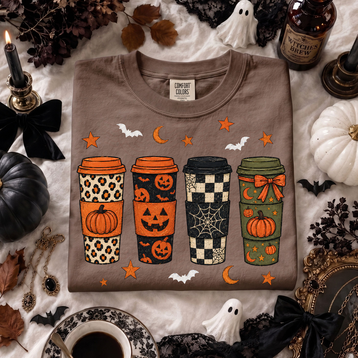 Spooky Pumpkin Cups