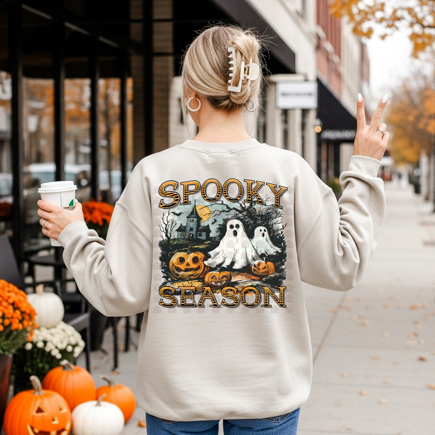 Spooky Season Ghost Haunted House