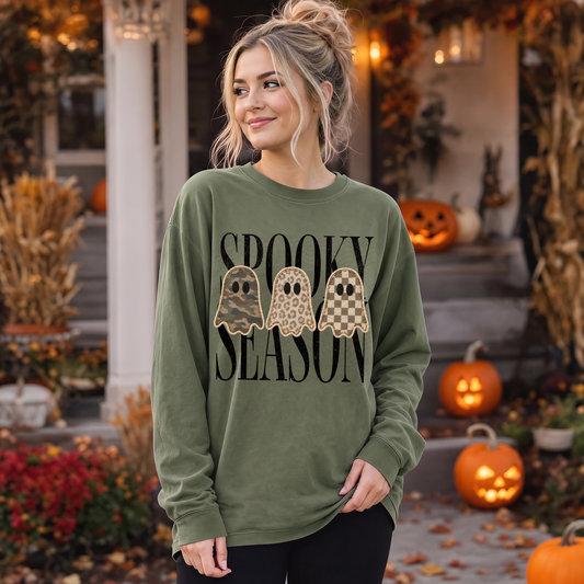 Spooky Season Patchwork Ghosts