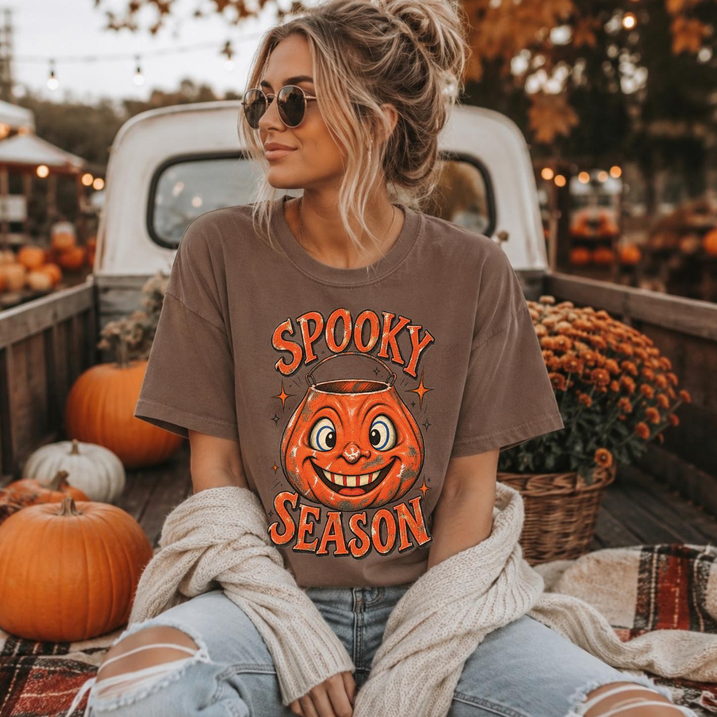 Spooky Season Pumpkin Bucket