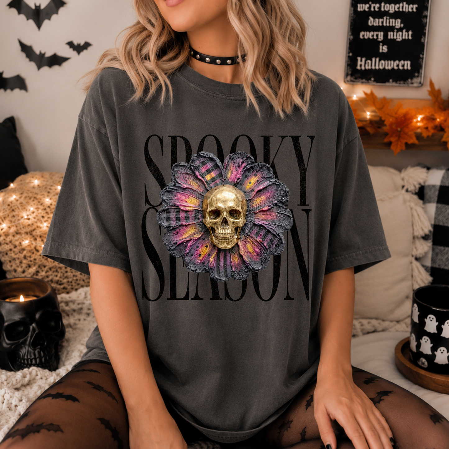 Spooky Season Skull Flower