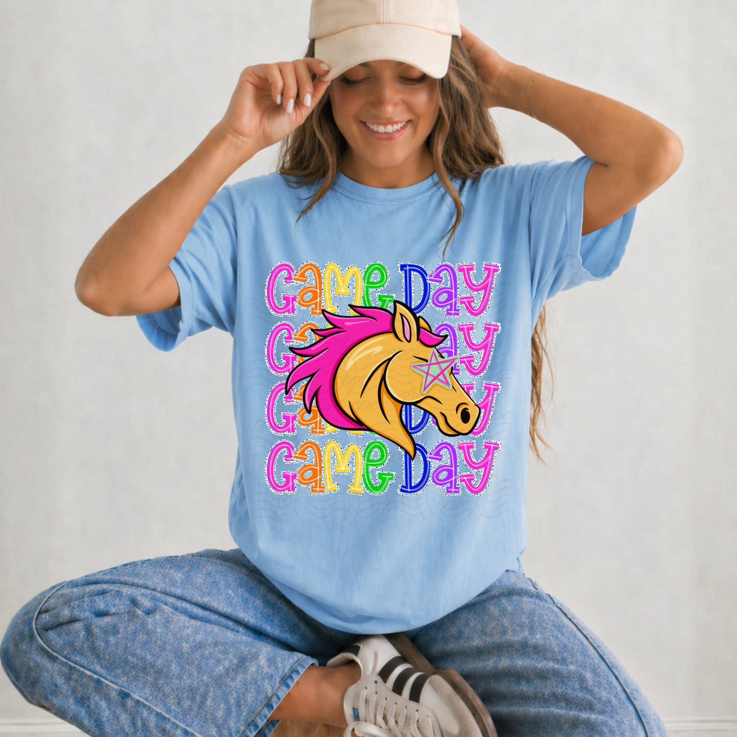 Colorful Stacked Game Day Mascots