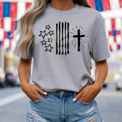 Stars Stripes Cross