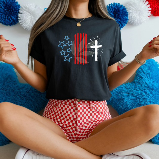 Stars Stripes Cross