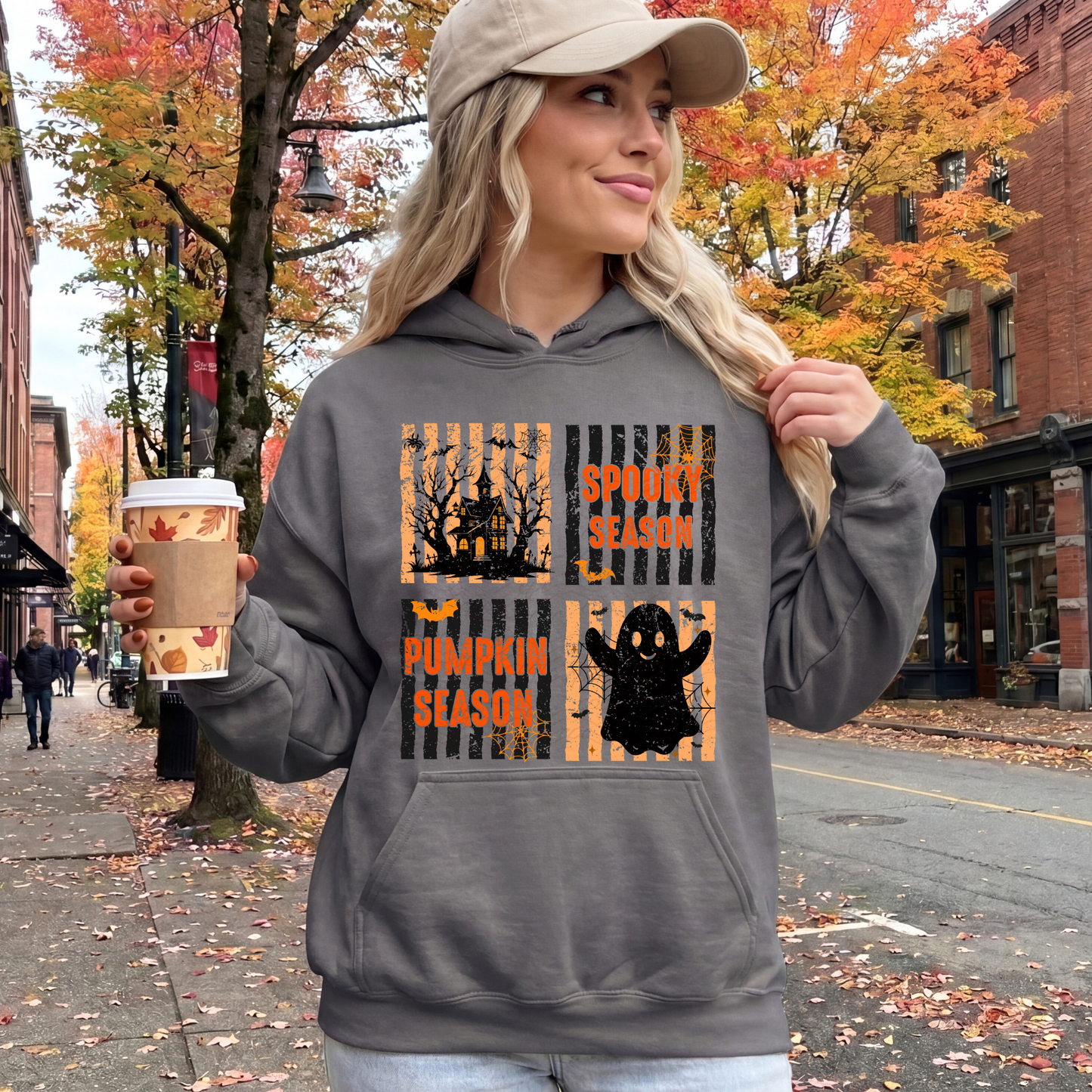 Striped Blocks Spooky Season