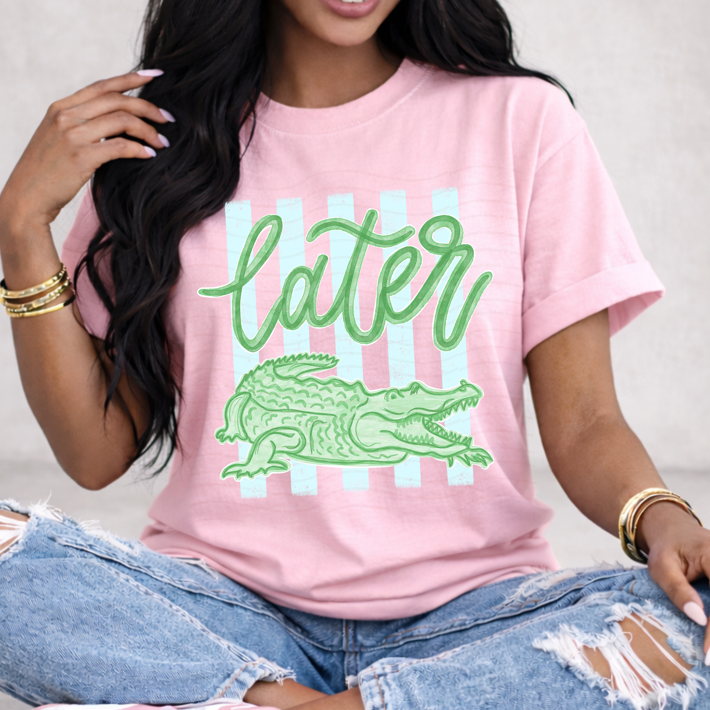 Striped Later Gator