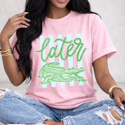 Striped Later Gator