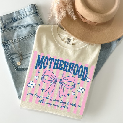 Striped Motherhood Bow