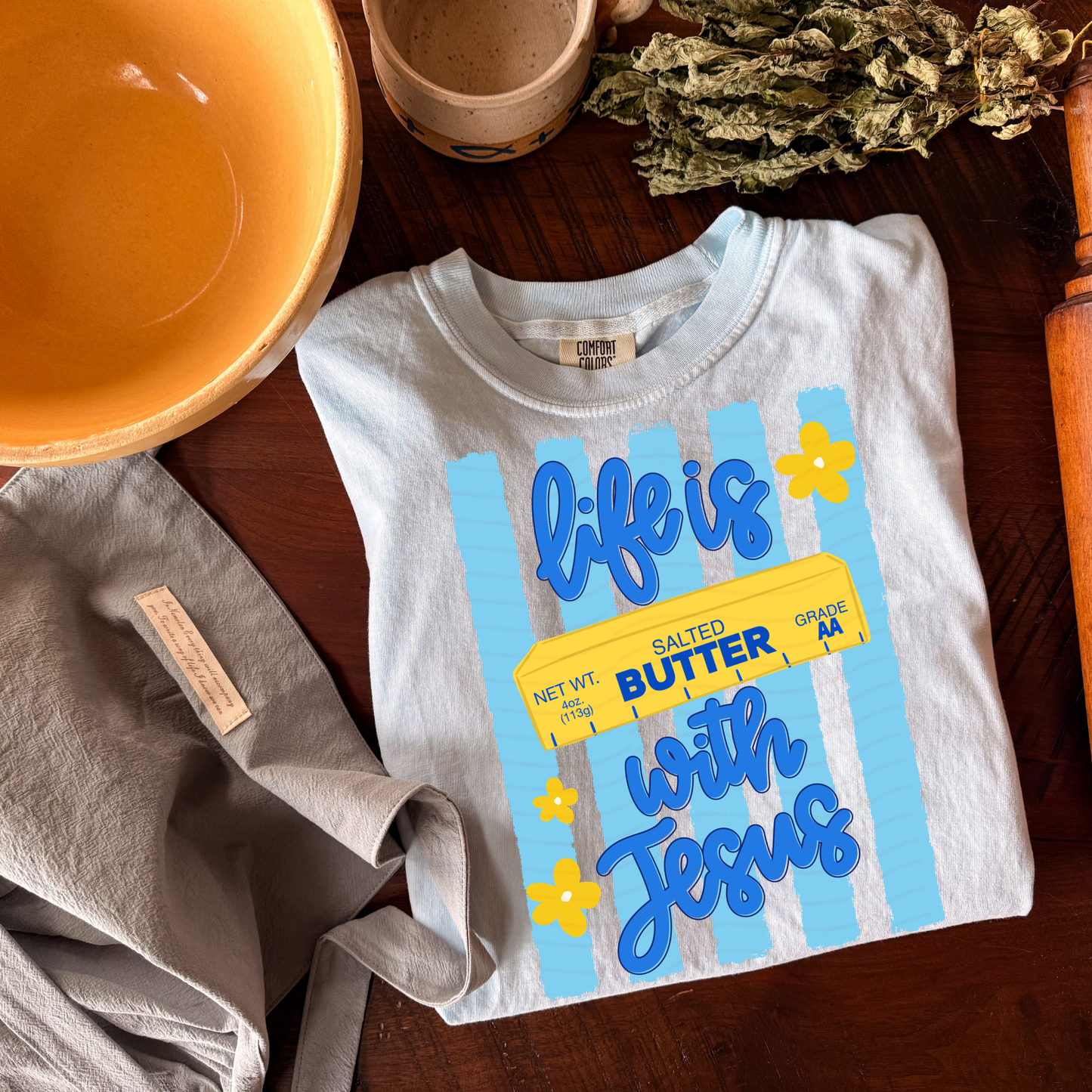 Stripes Life Is Butter