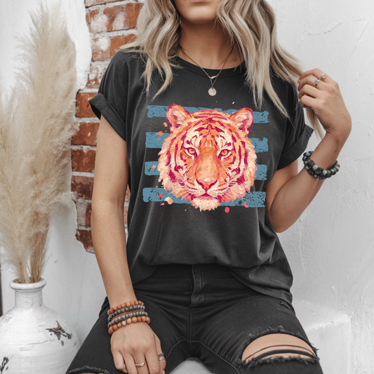 Stripes Splatters Tiger