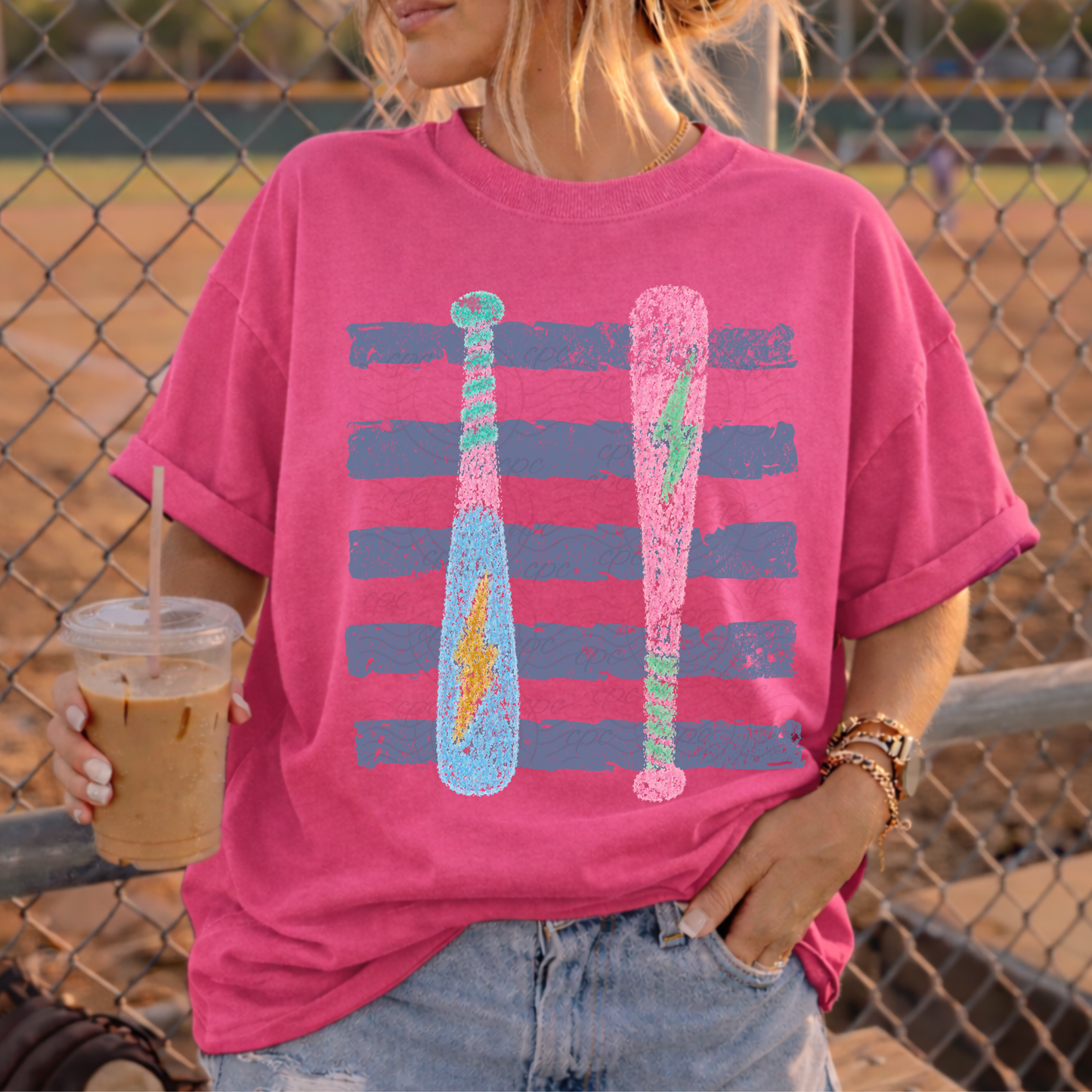 Summer Stripes Bats