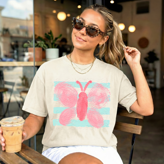 Summer Stripes Butterfly