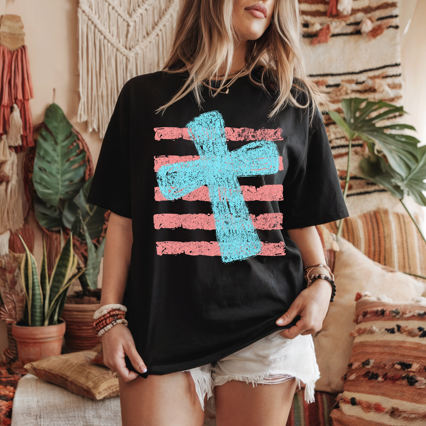 Summer Stripes Cross