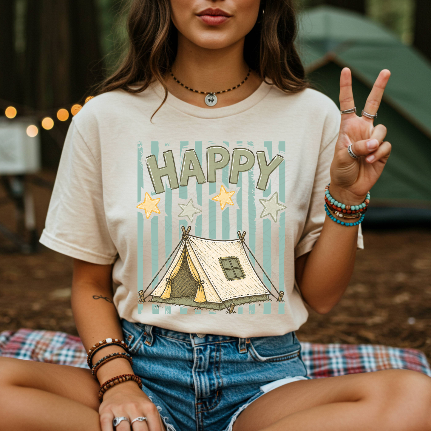 Summer Stripes Happy Camp