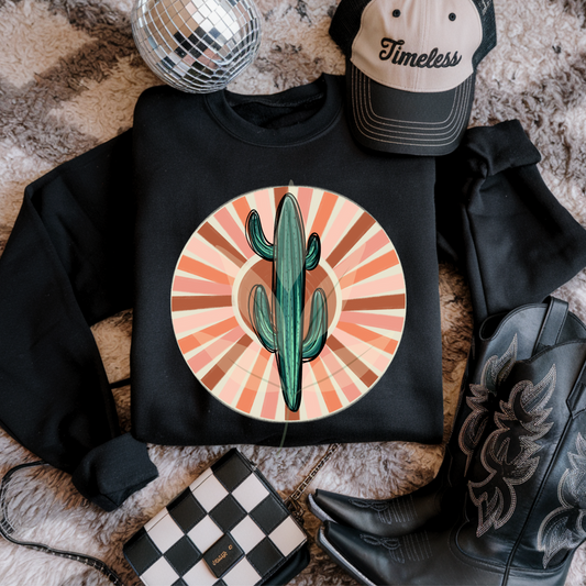 Sunburst Cactus Circle